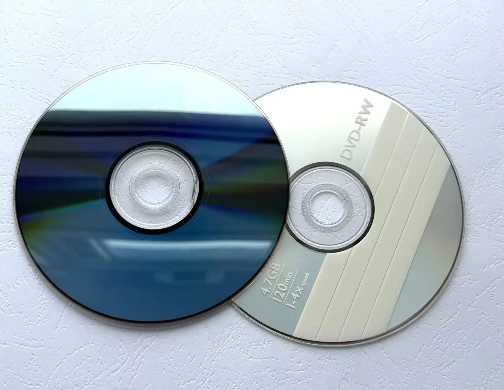 Wholesale 5 discs Grade A X4 4.7 GB Blank Printed DVD RW Disc
