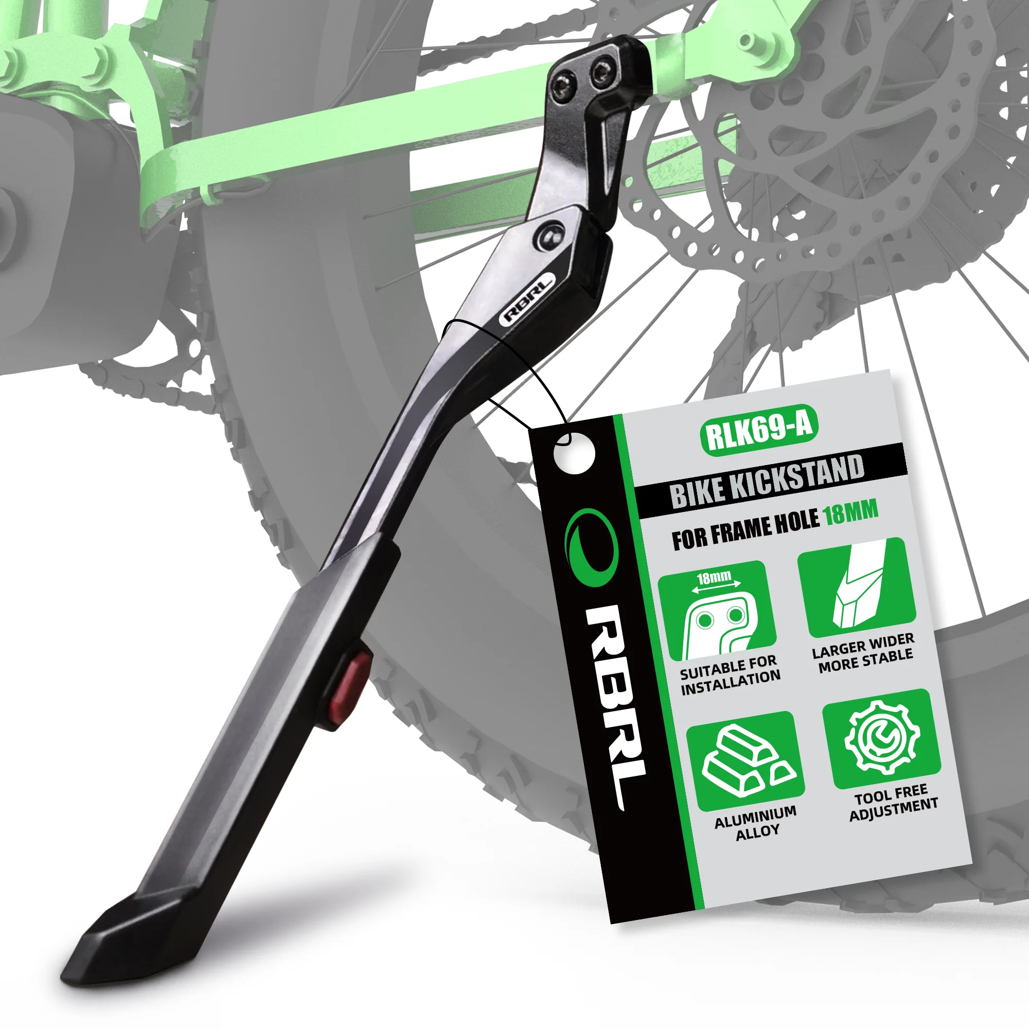 RBRL Adjustable Bike Kickstand 24-29