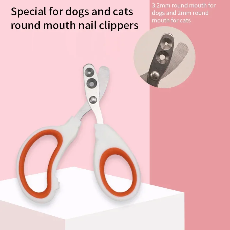 Cat Nail Clippers For Small Cat Dog Stainless Steel Professional Puppy Claws Cutter Pet Nail Grooming Clippers Trimmer