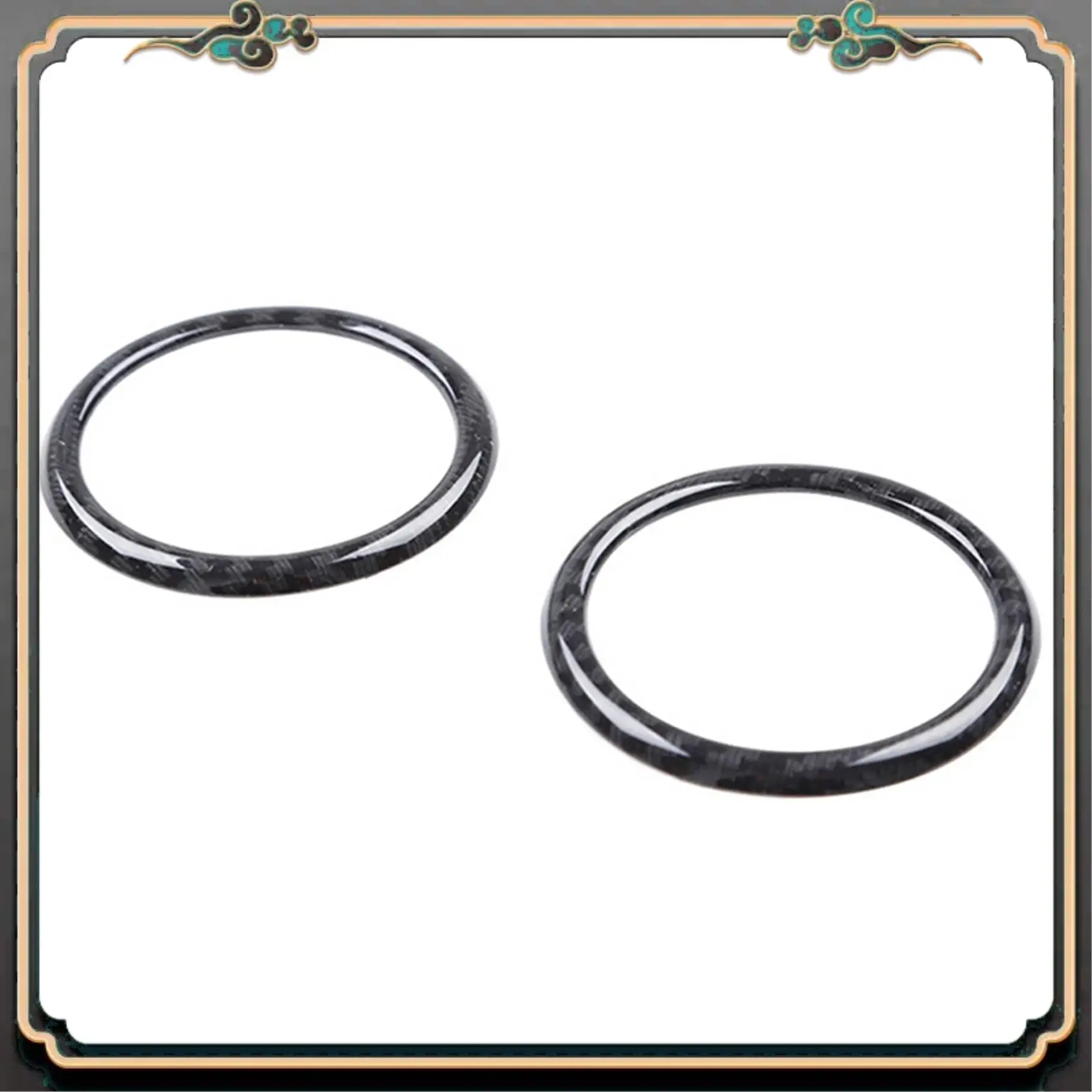 

M45K-Car Dashboard Audio Stereo Sound Speaker Ring Cover Decoration Trim For Mazda CX-3 Mazda 2 15-21