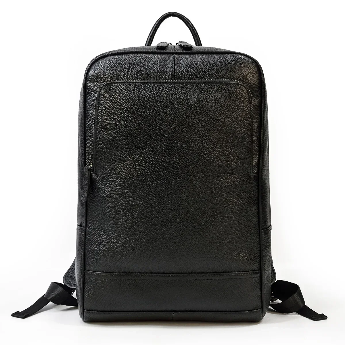 2024 New Brand Cow Genuine Leather Men Backpacks Fashion Real Natural Leather Student Backpack Boy Luxury Computer Laptop Bag