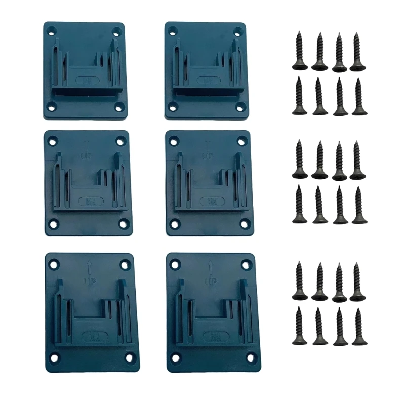 ipiip Drill Bits, Wall Mount for Makita Drill Tools 14.4V 18V, Wall Storage Tools