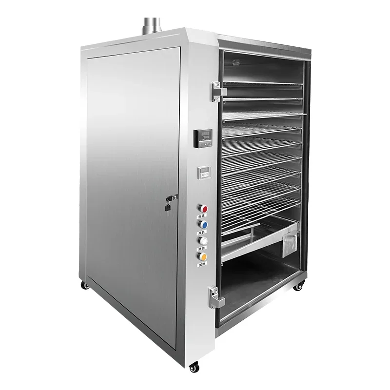 

Commercial Sugar Smoke Stove Stainless Steel Multifunctional Bacon , Automatic Cooked Tofu, Stove Smoked Chicken, Fish Sugar