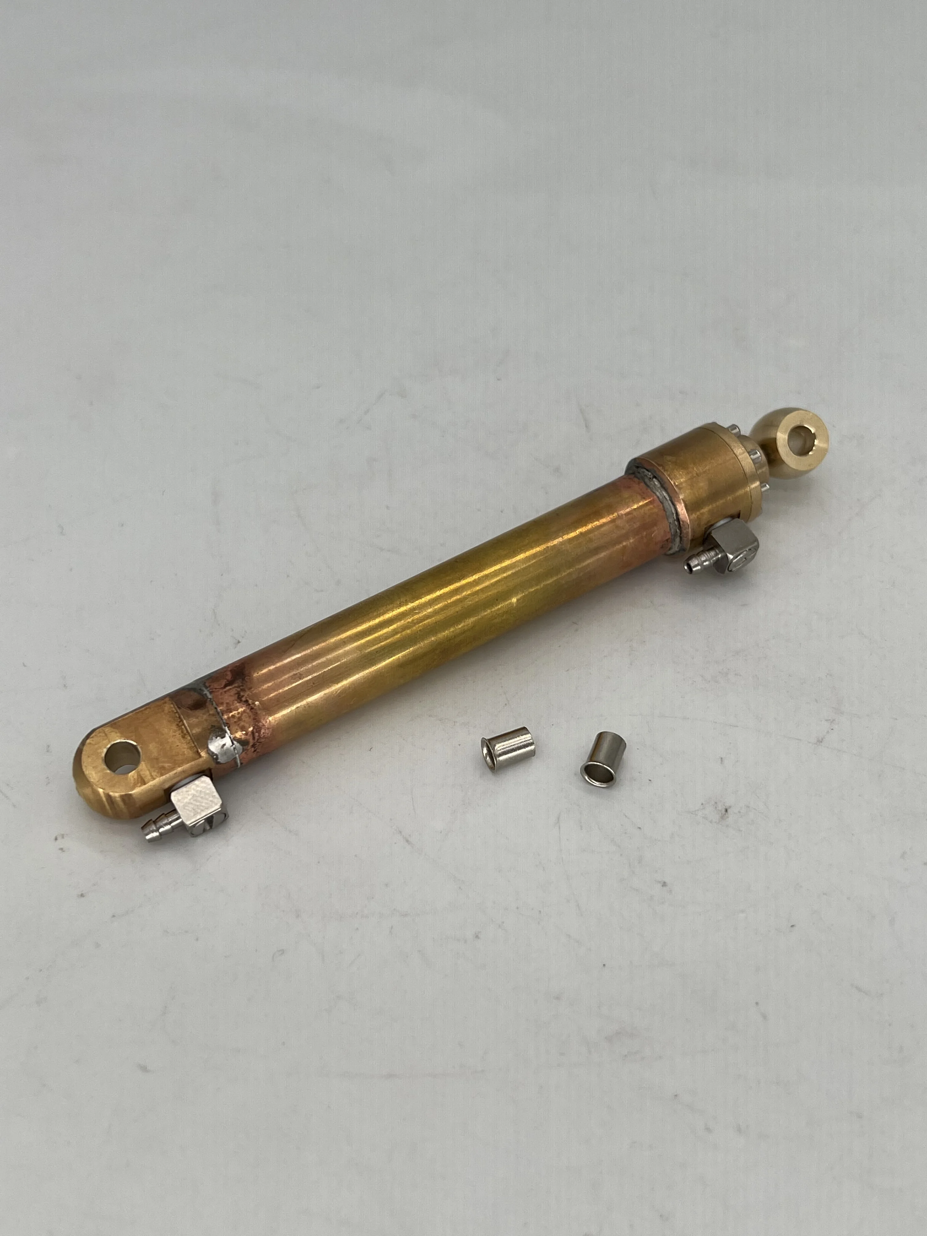 12mm Outside Diameter Brass Oil Cylinder 30mm/ 60mm Stroke For 1/14 1/16 1/18 RC Hydraulic Model Accessories