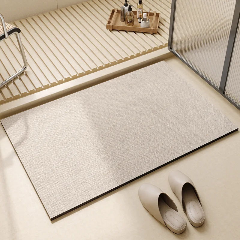 Bathroom floor mats diatomaceous earth absorbent mats for toilets entrance carpets and walk-in mats at entrances view 4