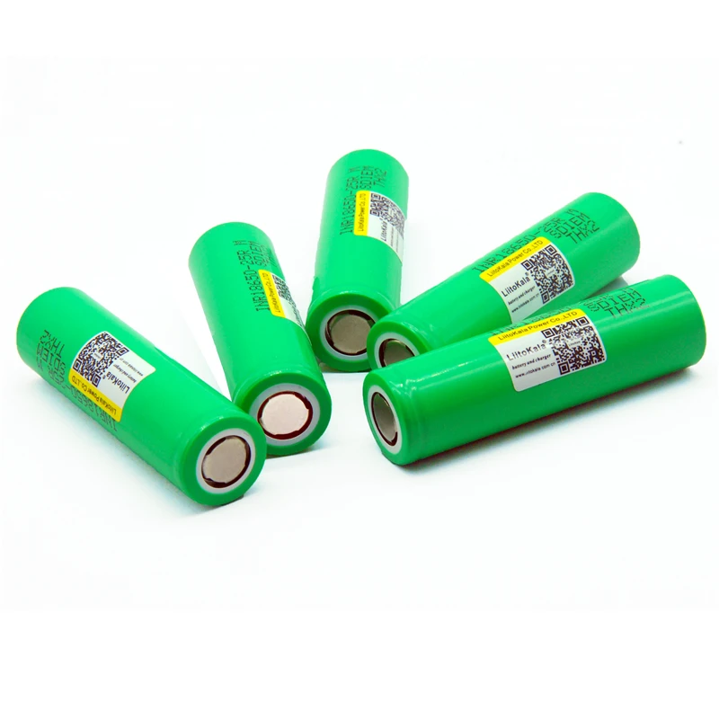 1-30PCS NEW LiitoKala 18650 2500mah 25R 18650 li-ion rechargeable battery power safe battery