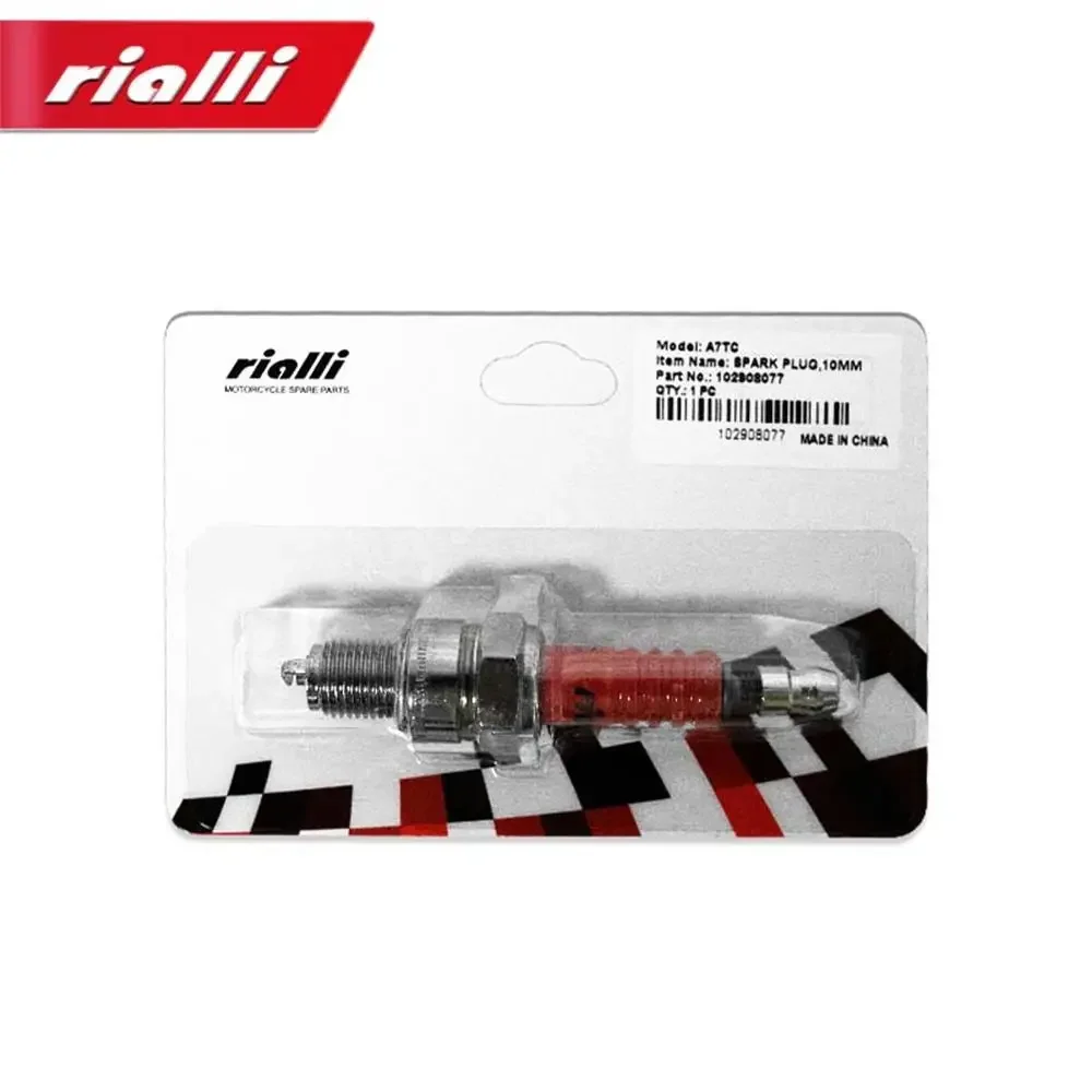 10PCS Racing Spark Plugs Single Electrode A7TC For GY6 CG 50CC 70CC 110CC 125CC 150CC Motorcycles ATV Scooters Dirt Bikes Kart