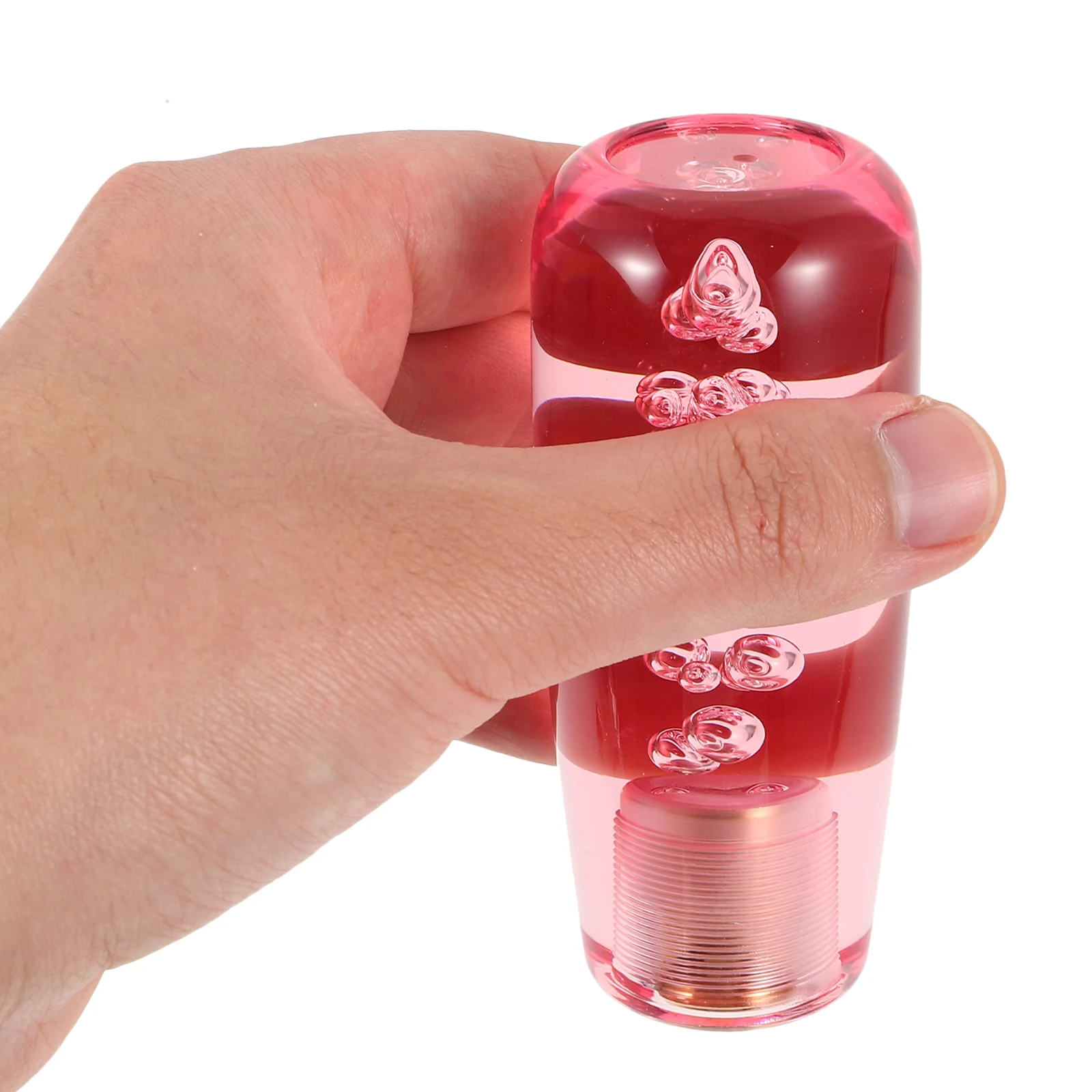 

Car Gear Knob Transparent Crystal Manual Shift Knob Ergonomic Design Decorative Vehicle Shift Handle Compatible With Most Auto