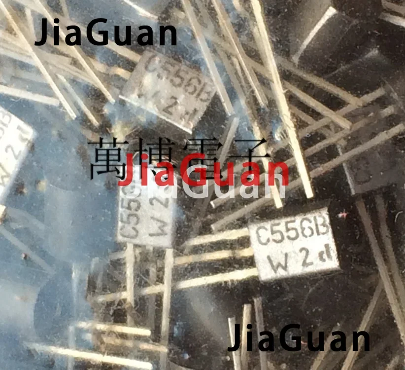 20PCS NEW PH Triode BC556B TO-92 Transistor C556 Audio Power Amplifier BC556 Bagged silver word BC556-B W mark