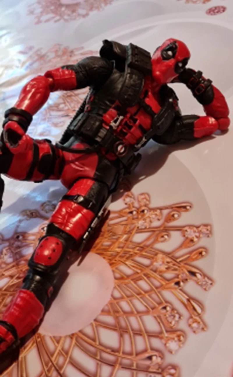 Hot Toys Deadpool Action Figure 30cm Marvel X-Men Super Hero Figurine Collectible Model Toy 1/6 Scale Birthday Christmas Gift