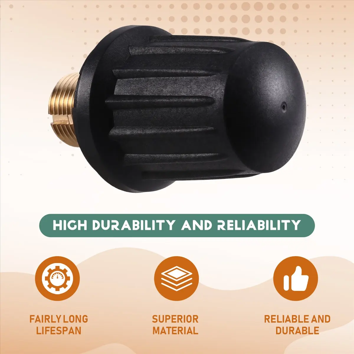 غطاء صمام أمان جديد سهل التركيب مع مشبك إغلاق مع ضمان أمان لمنظف البخار 4 590105 0 #5