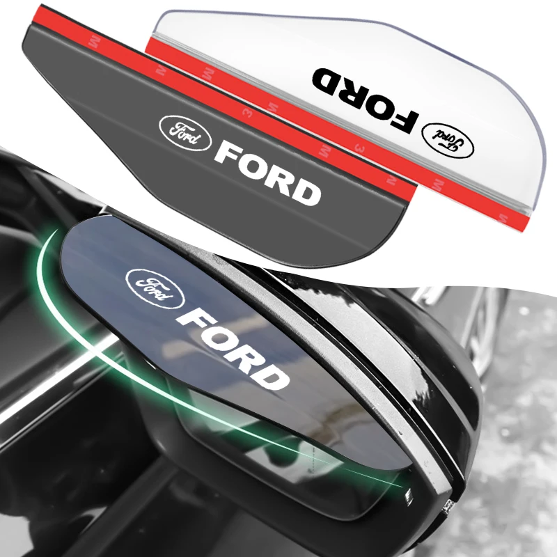 سيارة الرؤية الخلفية الجانب مرآة المطر مجلس الحاجب الحرس الشمس قناع لفورد فييستا MK7 مونديو MK4 ST التركيز MK1 MK2 MK3 التركيز 2 3 4 #1