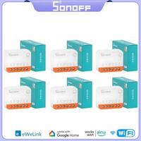 SONOFF MINIR4 Wi-Fi Smart Switch 10A MINI Extreme Smart Home Relay Module Remote Voice Control For Alice Google Assistant Alexa