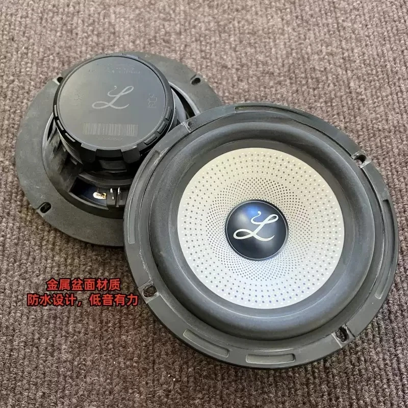 6.5 Inch Mid Bass Tweeter Speaker Kit Plug & Play Car Audio Modification Vehicle Sound Upgrade Replacement Horn Parts