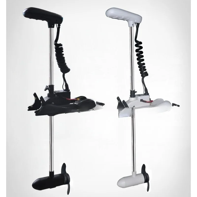 

12V55 pounds wireless remote control rubber boat outboard machine can add wireless foot control