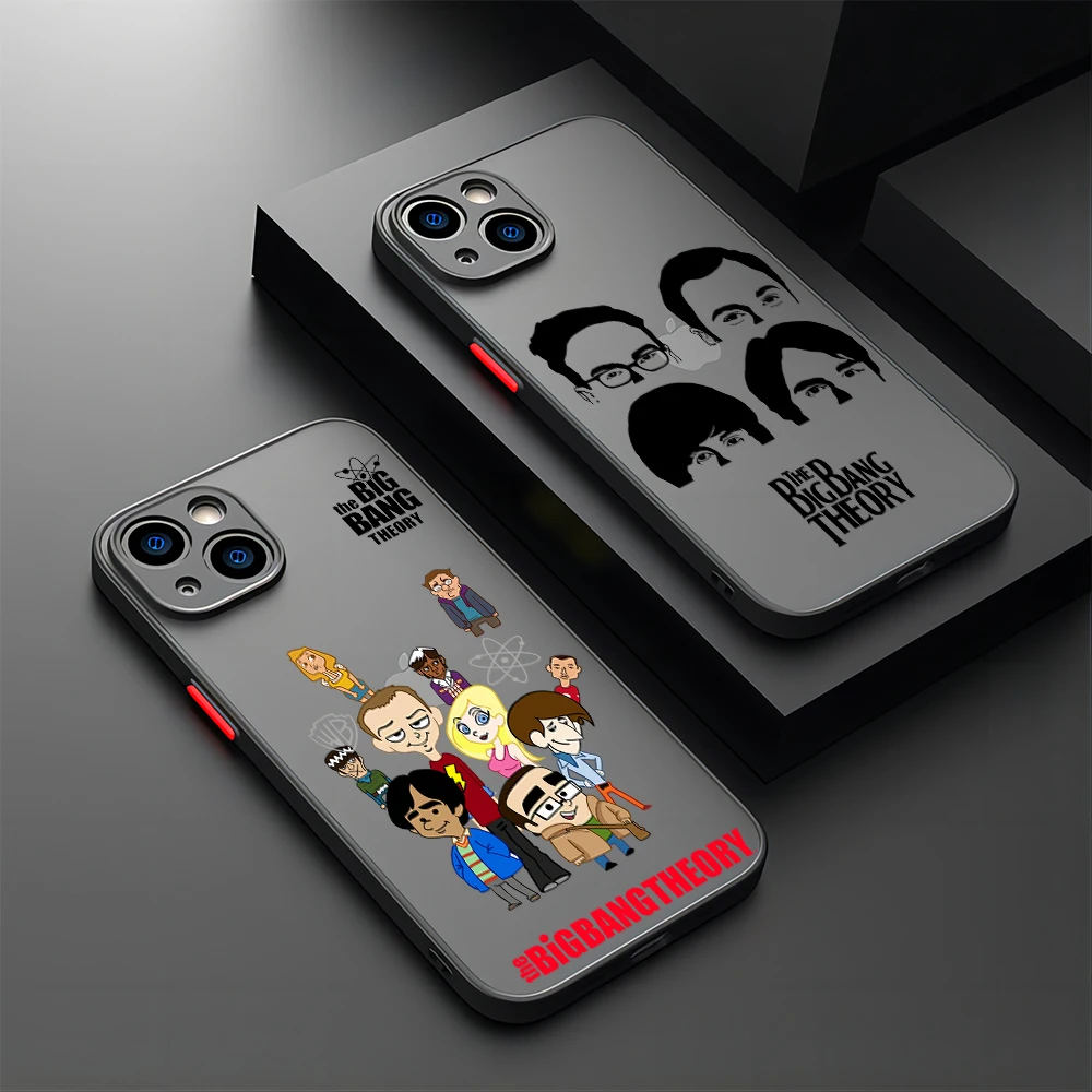 The Big Bang Theory tv show Phone Case For iPhone 15 14 13 12 11 Mini Pro Max X XR XSMax 7 8 Plus Matte Transparent Back Cover