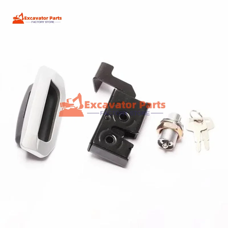 Excavator accessories For Hyundai R60-7 R60-9 tool box lock trunk lock battery box lock water tank hinge