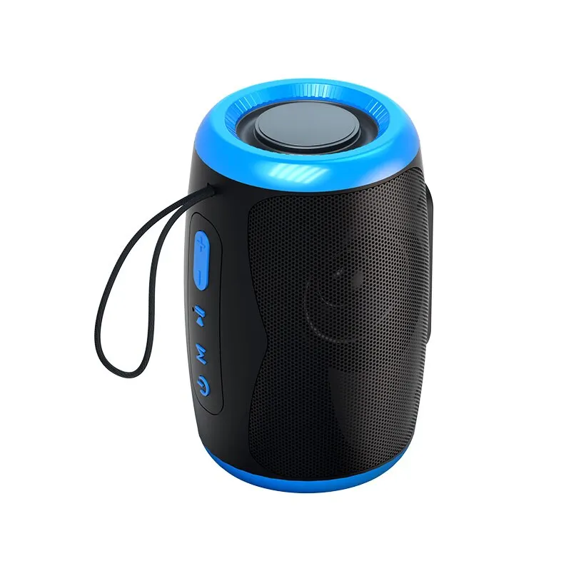 Haut-parleur Bluetooth sans fil portable TSN-1, haut-parleurs avec 5.3 stéréo FM/SD/disque USB/modes m.com x étanches pour le son Hifi extérieur