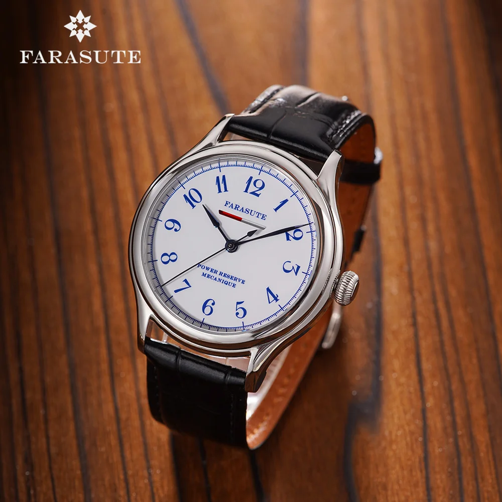 FARASUTE New Vintage Manual Mechanical Watches Men Fashion 80 Hours Power Reserve Sapphire Glass Machinery Wristwatch Male Reloj