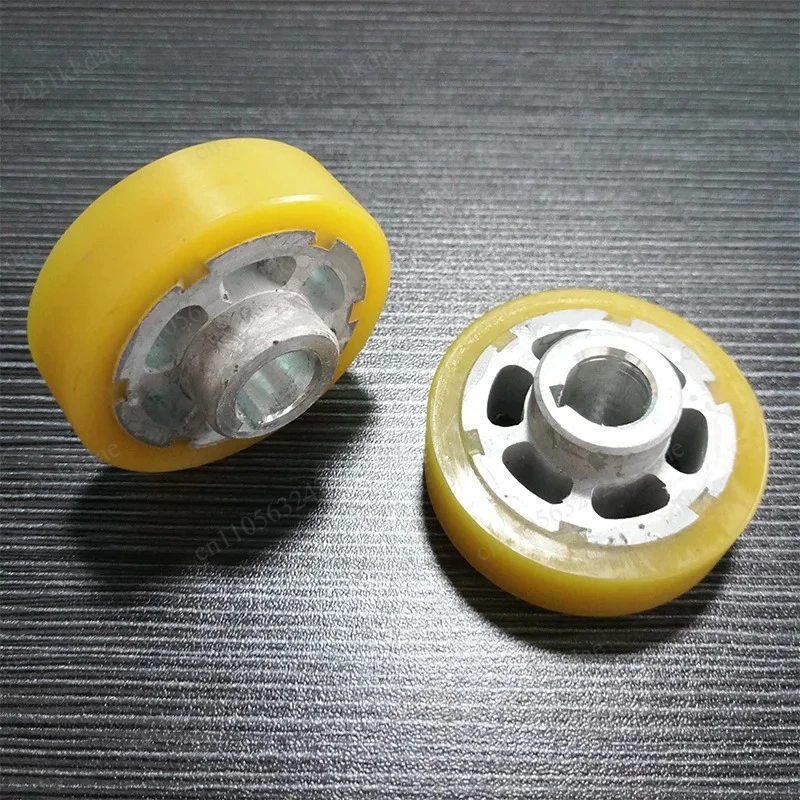 for Yute Brothers Agilent SF-150/FRD-1000 Sealing Machine Accessories Yellow Rubber Wheel Press Wheel Rubber Wheel