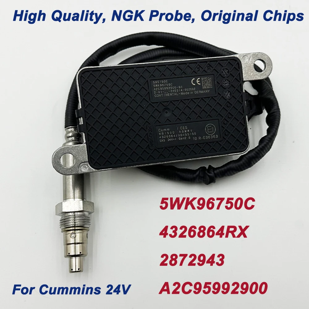 5WK96750C 4326864 A2C95992900 High Quality Chips for NGK Probe for Cummins 24V Truck Nitrogen Oxygen Nox Sensor 2872943 1710806