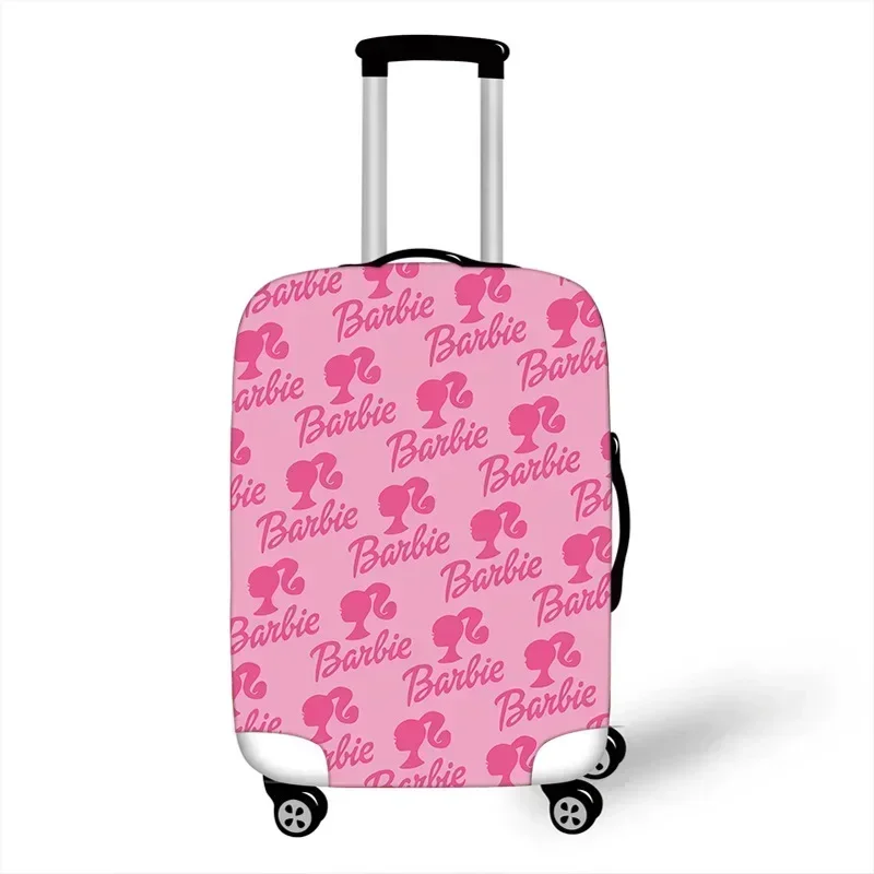 MINISO Disney Barbie Printed Trolley Suitcase Travel Dustproof Elastic Cover 20/24/28 Inch Suitcase Protective Cover Best Gift