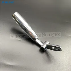 One Silver Color Metal Hand Grip New Fitting Part Handle Lever Of Soft Ice Cream Machines Accessory