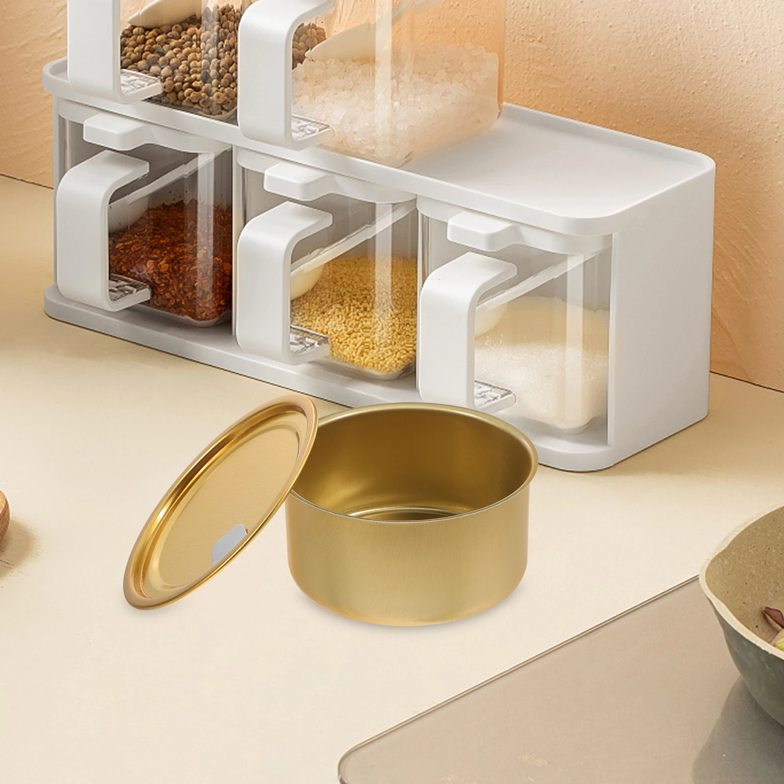 

10 pcs Aluminum Tin Cans Empty Coffee Tea Storage Container Sealed Lid Metal Food Snack Cake Dessert Organizer