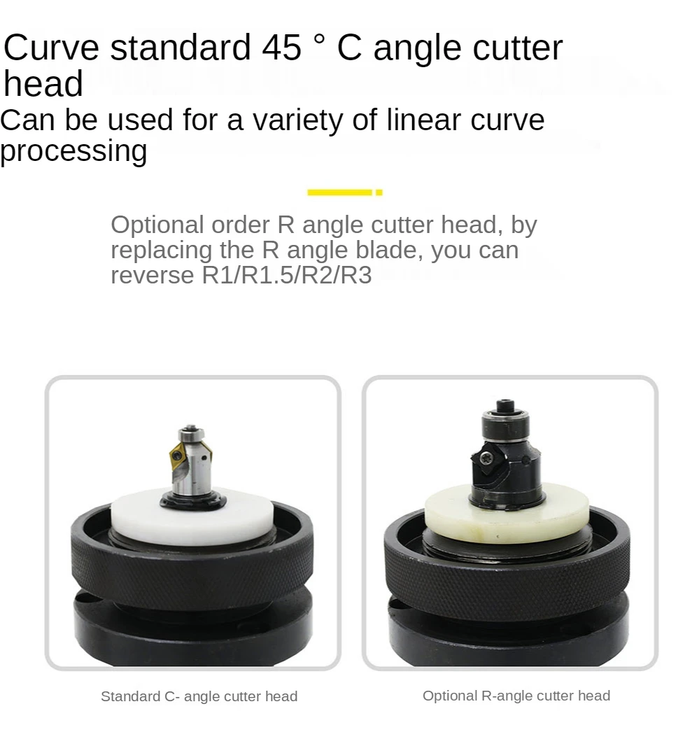 STR 1000 sc Máquina neumática de borde recto con ángulo ajustable de doble propósito (ángulo ajustable de 380 v) para biselar