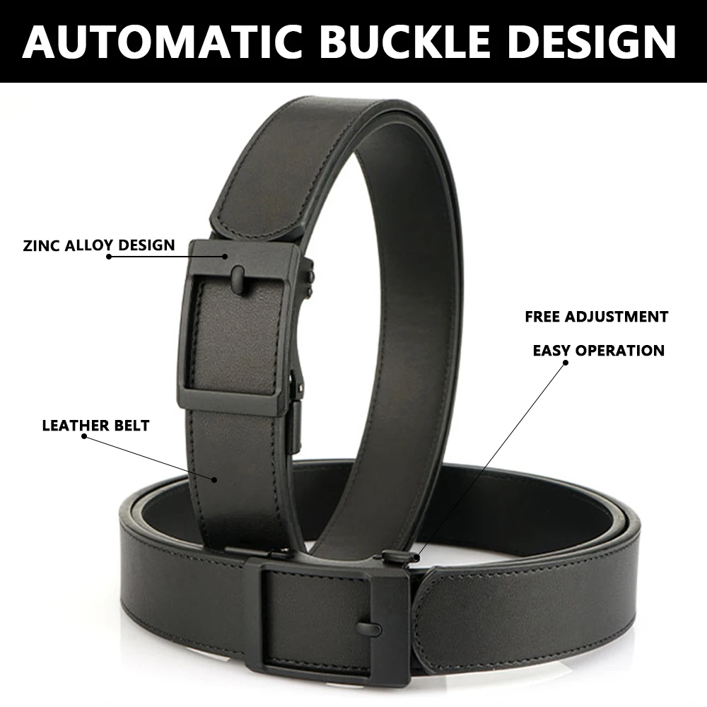 TUSHI Official Policemen Leather Tactical Belt Strong Military Army Belt Rust-Proof Metal Quick Release Buckle Outdoor Work Belt - Image 5