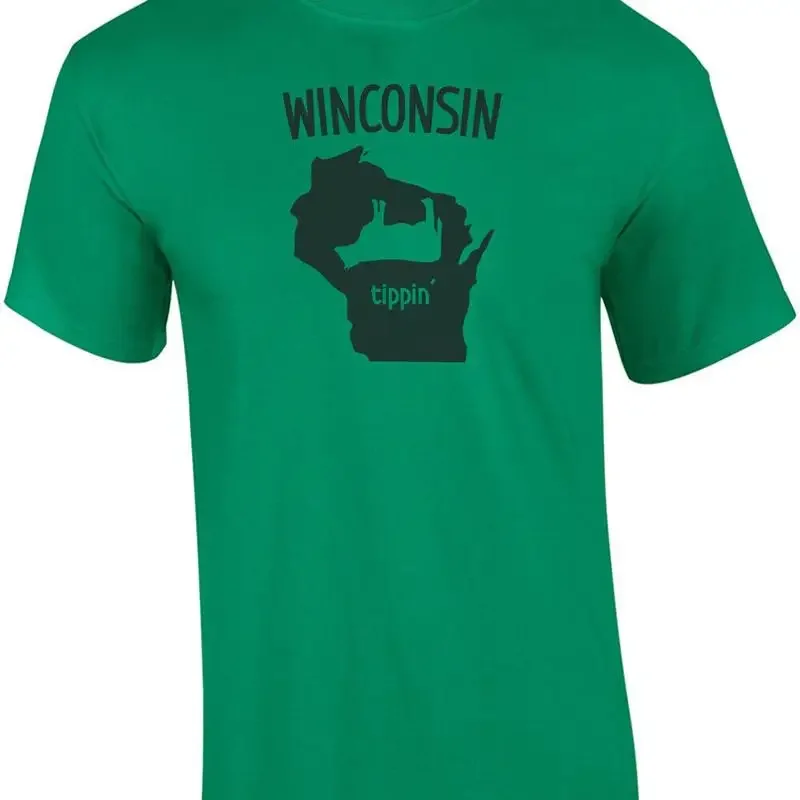 Wisconsin Cow Tippin' - Wisconsin T-Shirt
