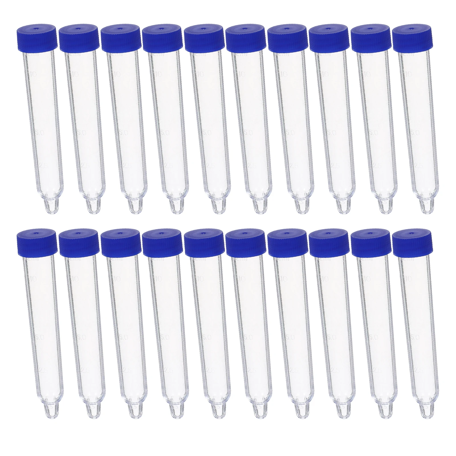 

200Pcs Plastic Urine Sample Tube 12Ml Clear with Screw Lid Graduated Conical Bottom for Safe Transport and Accurate Clinical