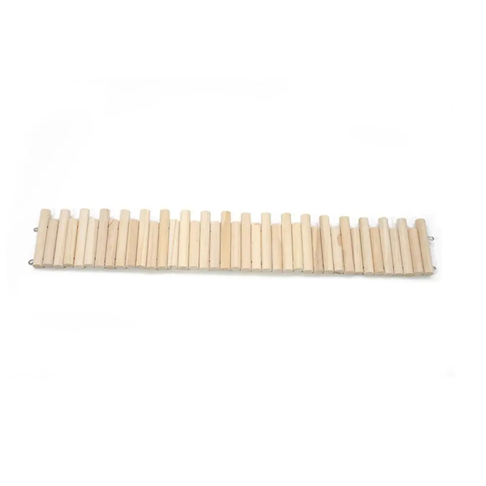 Buigbare Hamster Klimladder Houten Multifunctionele Hamsterhabitat Speelgoedkooi Decoratie Eenvoudig Te Installeren - afbeelding 1