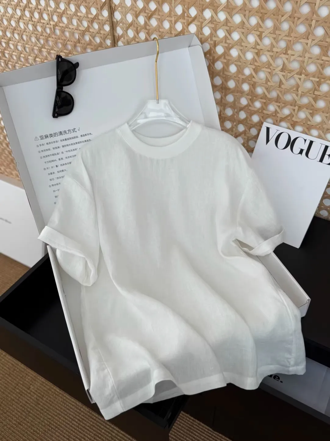 

Lightweight Breathable Linen ort Sve T-irt Men Summer Loose Comfortable Lazy Sle Casual Wear White round Ne T-irt