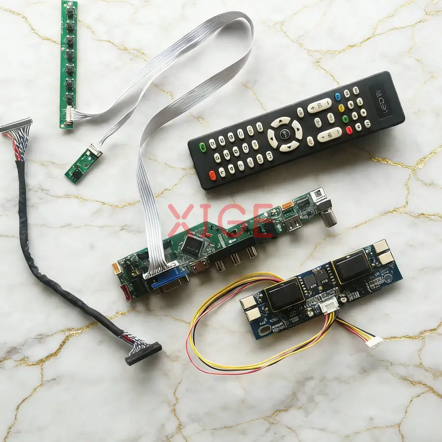 

Матричная плата привода подходит для TD170WGC CLAA170EA07 LTD170LL1SG CLAA170ES01 LVDS-30Pin 4CCFL 1280*1024 HDMI+VGA+AV+USB 1280x1024 DIY Kit