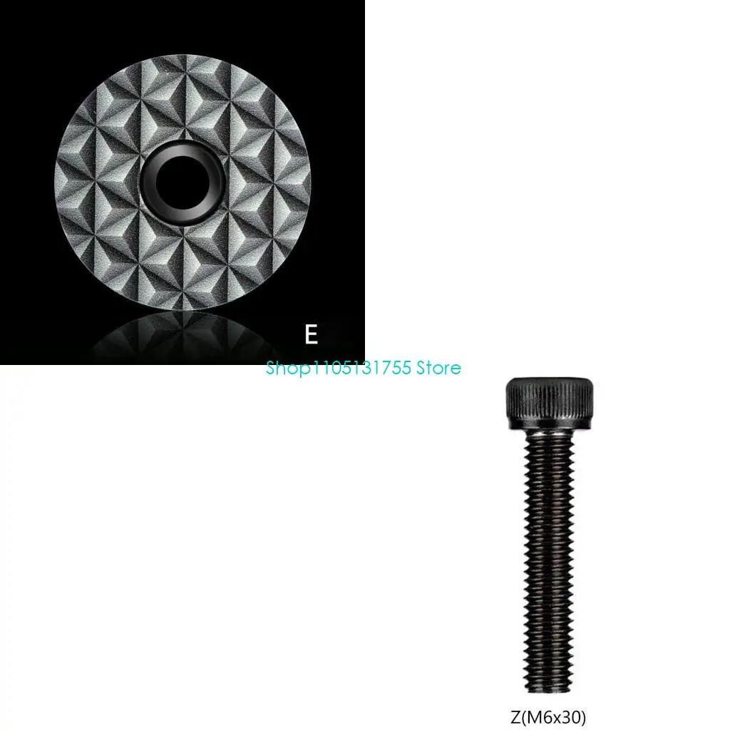 

K0EF MTB Road Bike Bowl Cover Stem Top Cap for 28.6mm Fork Tube Headset Cap Cycling Accessories