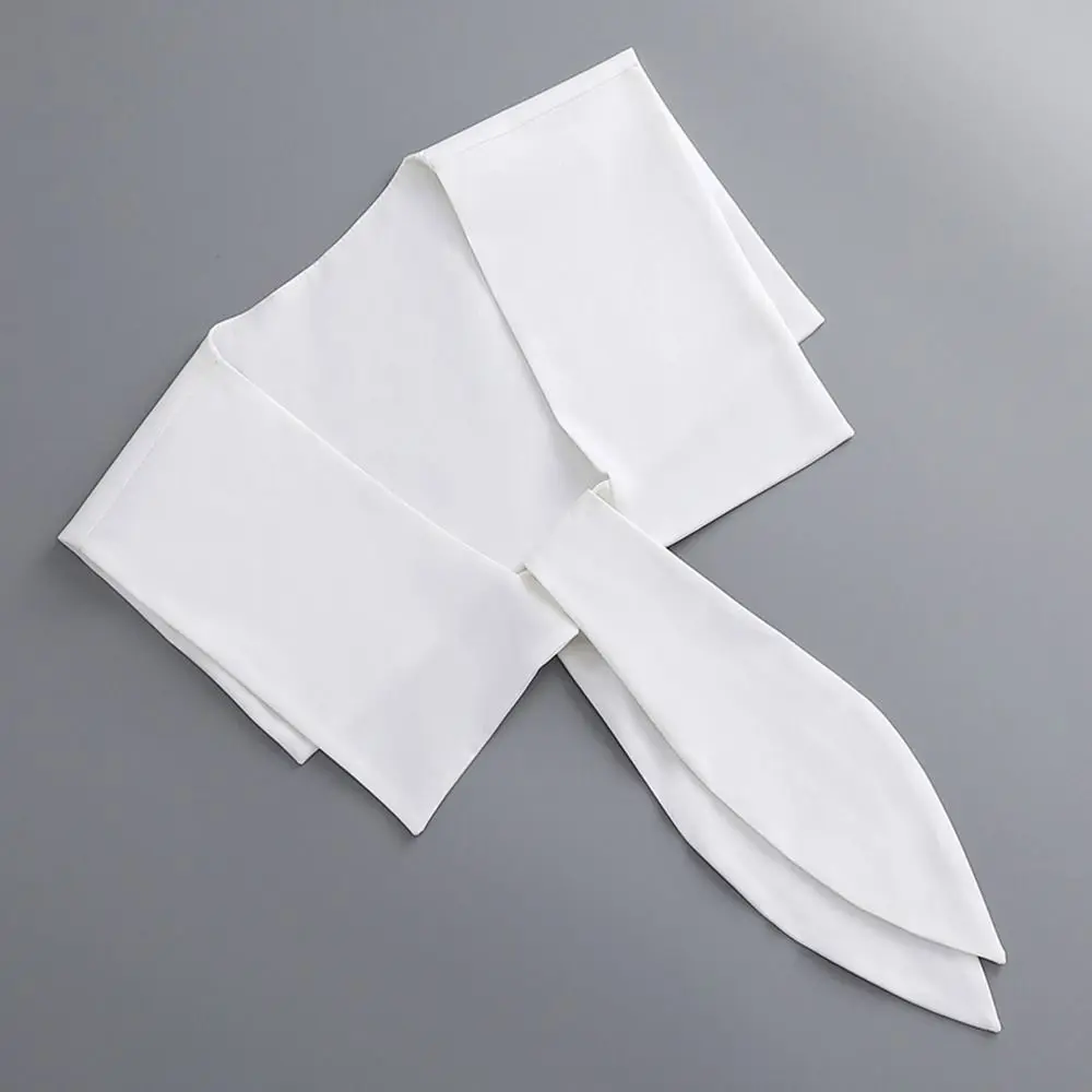 Camisa de algodón a la moda, cuello falso, solapa clásica desmontable, blusa Vintage para mujer, cuello falso