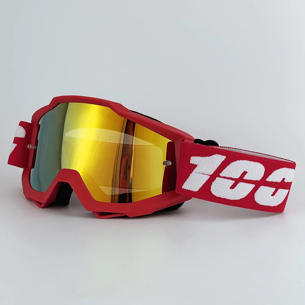 100 نظارات للدراجات النارية نظارات ركوب الدراجات في الهواء الطلق على الطرق الوعرة التزلج في الهواء الطلق الرياضة MX ATV الترابية دراجة سباق موتوكروس