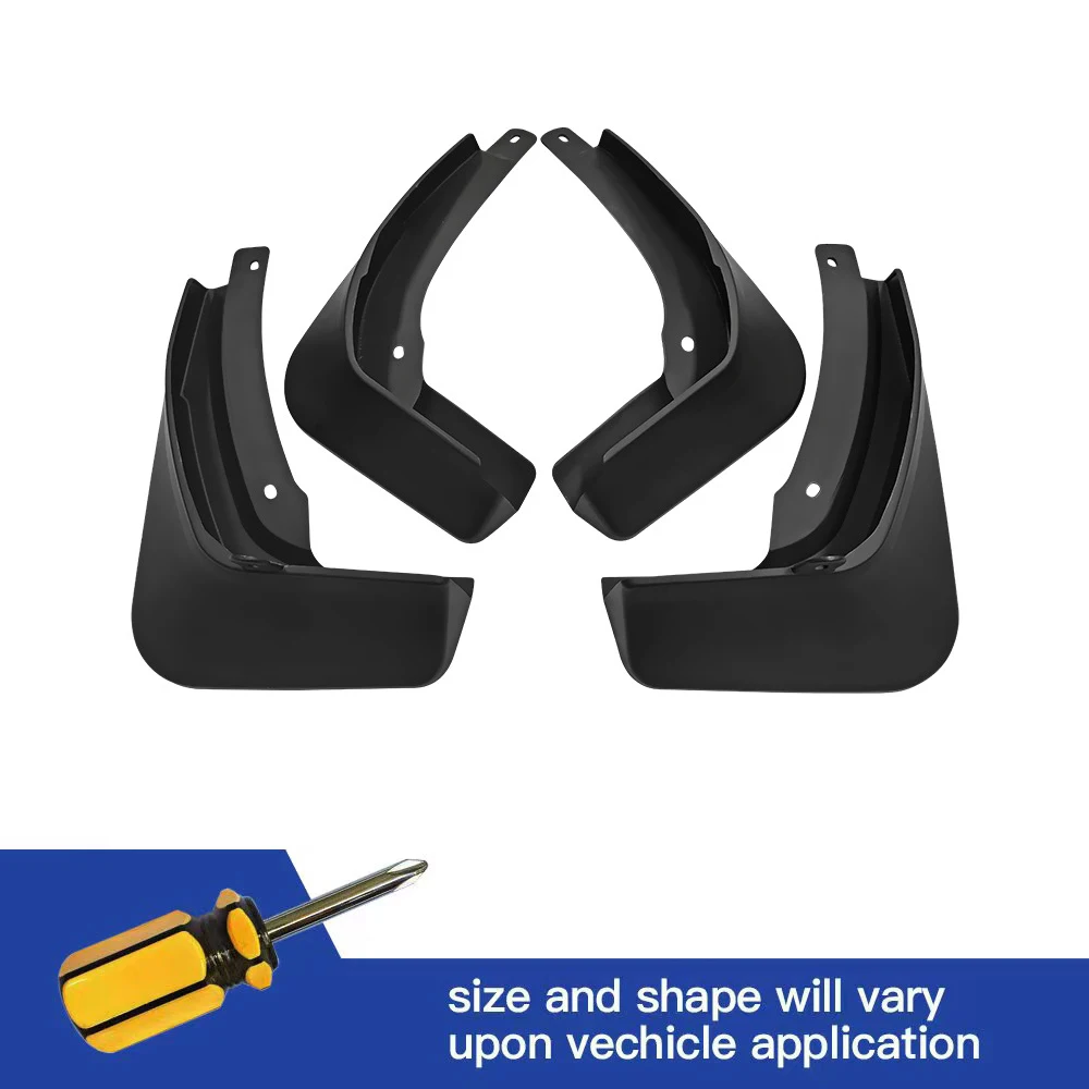 

4Pcs Front & Rear Mud Flaps Splash Guards Mudguards Black For Skoda Superb 3 B8 MK3 3V 2016 2017 2018 2019 2020 2021