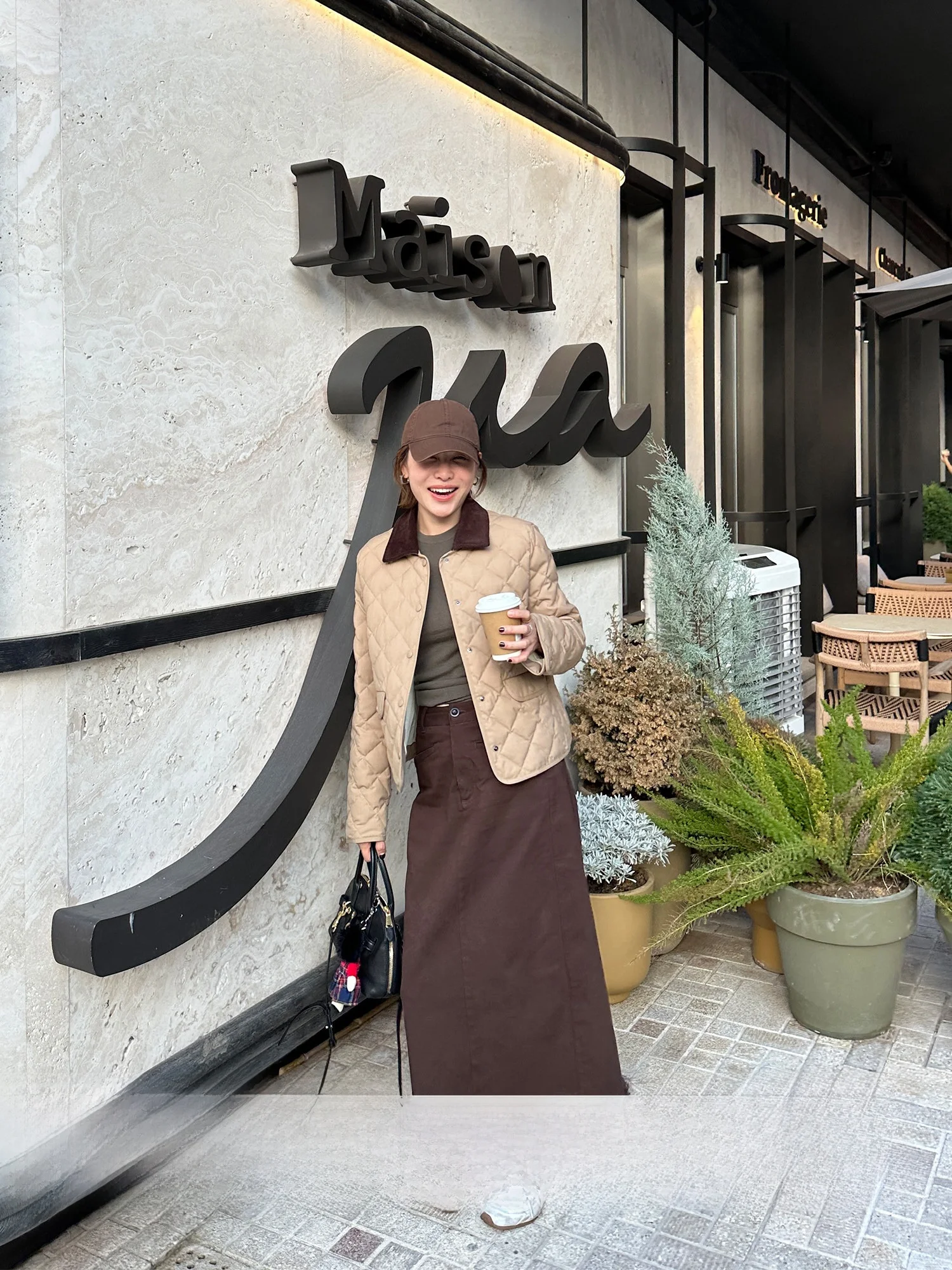 

Women's ort Quilted down Jaet Diamond Pattern Wool Silk High-End Feel Winter New Sle Slimming Outerwear Coat