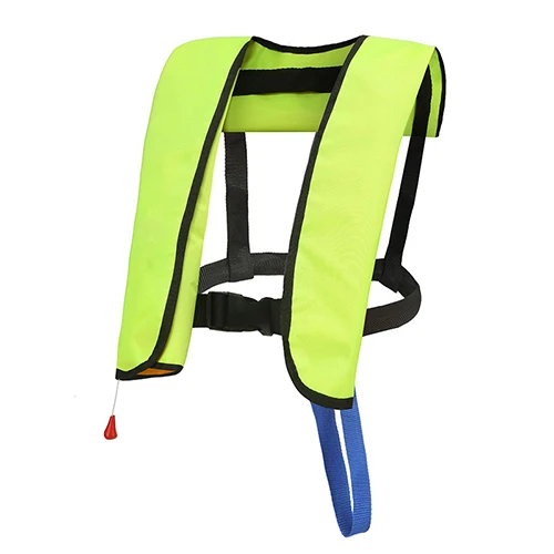 Professioneel visvest Automatisch opblaasbaar PFD-zwemvest, drijfvermogen 150N voor watersport Survival Jacket Rafting Varen