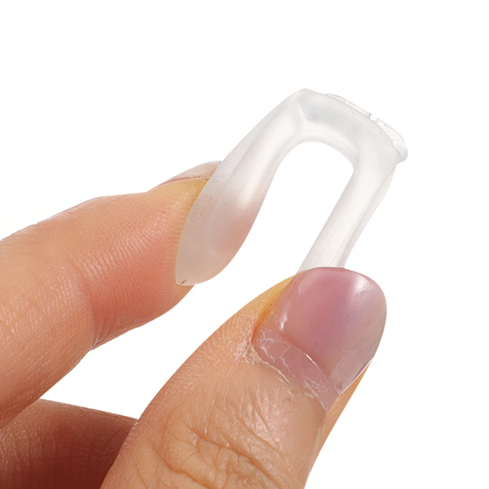 

6pcs Eyeglass Nose Transparent Anti-Slip Silicone Durable Replacement Students Easy Install All Occasions