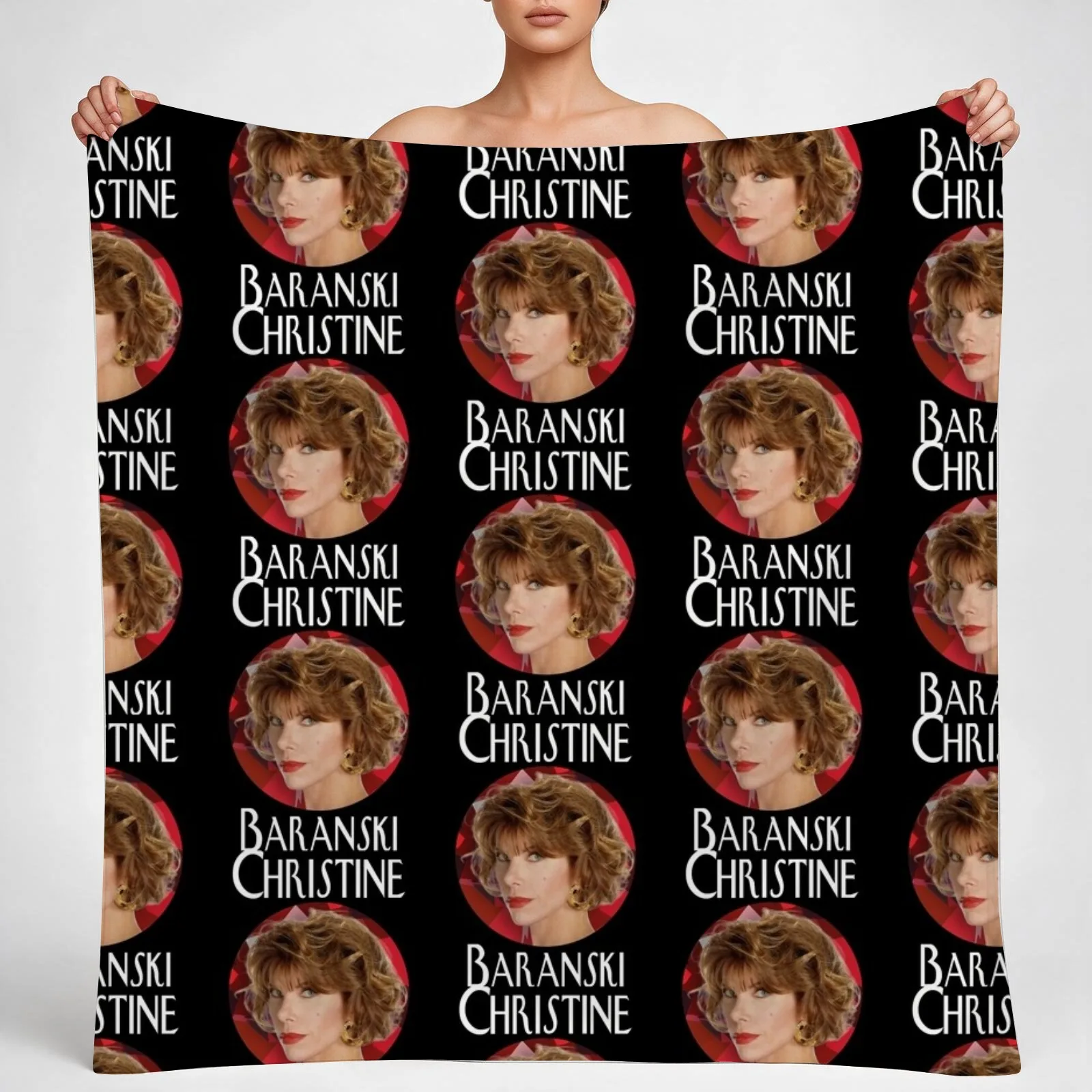Christine Baranski Throw Blanket couch cozy soft plush fuzzy picnic outdoor blanket