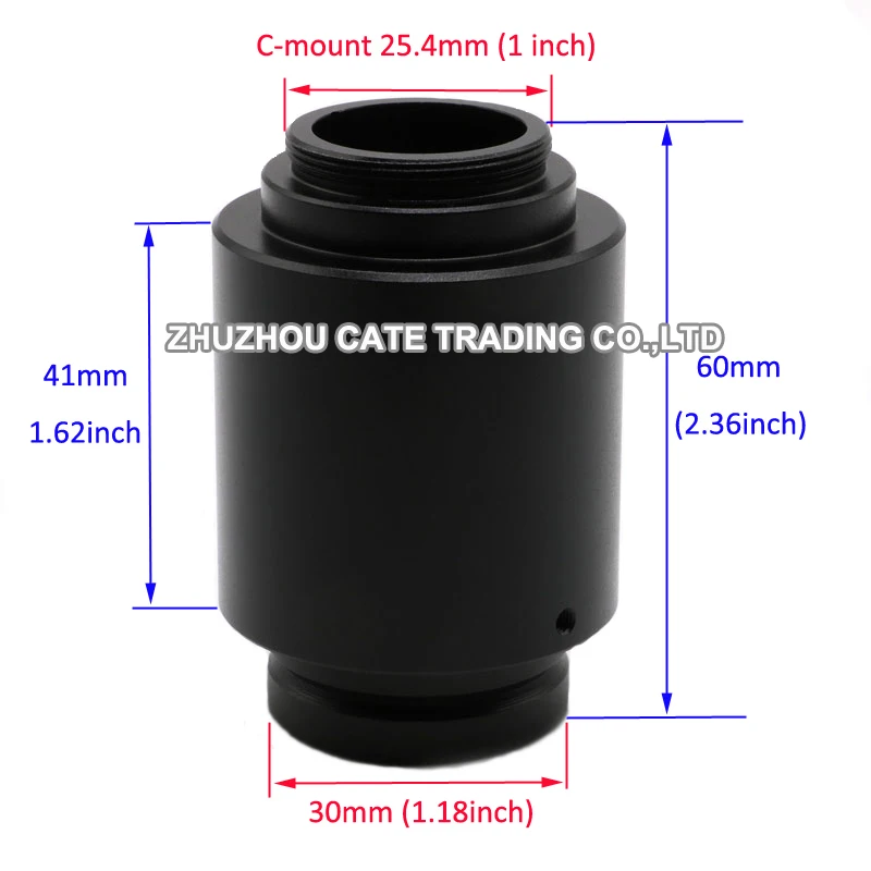 1X Interfejs z mocowaniem C Podłącz adapter kamery CCD Adapter kamery z mocowaniem C do mikroskopu trójokularowego Zeiss