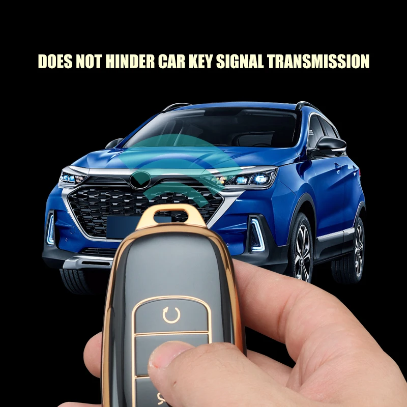TPU Autoschlüsselhülle für Chery Jaecoo J8 J7 8 7 Omoda 9 5 C5 Tiggo 8 Pro Tiggo 7 Pro Max Schlüsselanhänger Vollschutz Halter Zubehör – Detail 3