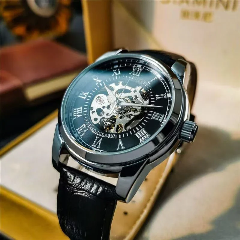 Mens Fashion Young - [Jam Tangan Mekanik Otomatis Pria] Jam