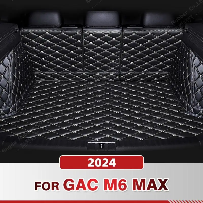 

Для GAC M6 MAX 2024, автоматический коврик для багажника с полным покрытием, автомобильный антигрязный коврик, защитный коврик, грузовой вкладыш, аксессуары для интерьера