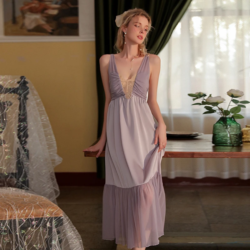 

REBEYULIN Брендовое Сексуальное Женское Платье с подкладкой, однотонное шелковое платье для сна, женская одежда для сна с открытой спиной и глубоким V-образным вырезом