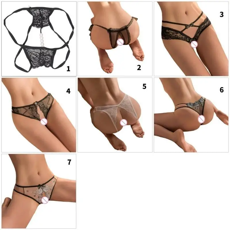 652F اللؤلؤ T الظهر G سلسلة التطريز مطرز ثونغ اللباس الداخلي الملابس الداخلية ميكروس السروال