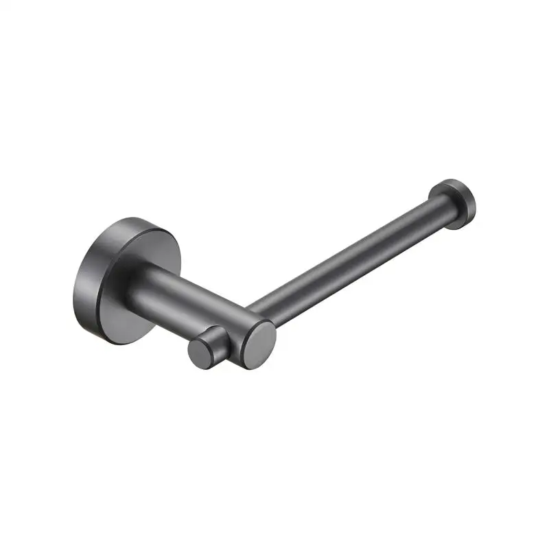 

Gun Grey Thickened Space Aluminum Wall Mount Toilet Paper Holder for Bathroom Kitchen Washroom